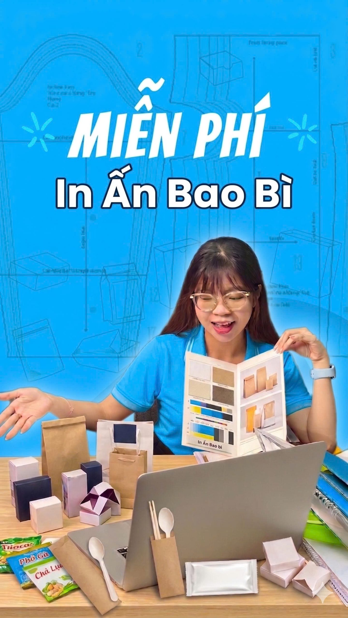 Miễn phí thiết kế và in ấn logo lên bao bì sản phẩm tại Khai Nguyên 8